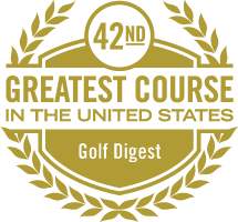Award: 42nd Greatest Course in the United States — Golf Digest