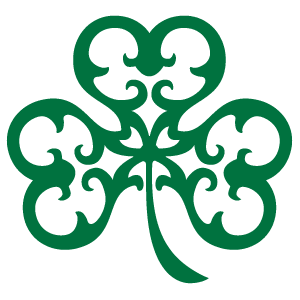 Erin Hills Shamrock Logo in Green