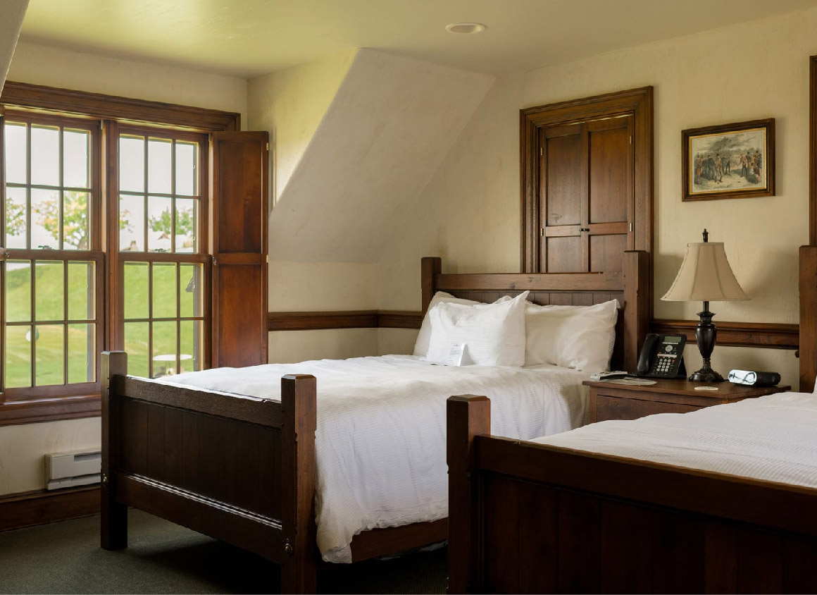 Image of a double room at Erin Hills Lodge